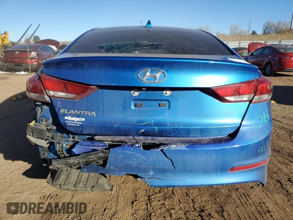 2018 Hyundai Elantra SEL with VIN 5NPD84LF7JH339344, listed as a Copart auction lot 83004364 with 96,800 mi miles and Salvage Title. Bid and sale history available at DreamBid. Image 6.