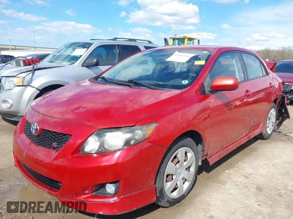 2009 Toyota Corolla with VIN 1NXBU40E19Z003510, listed as a IAAI auction lot 42061161 with 136,846 mi miles. Bid and sale history available at carsss.com. Image 17.