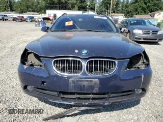 2007 BMW 5 Series 530xi with VIN WBANN73567CN04968, listed as a Copart auction lot 61217315 with 98,153 mi miles and Salvage title. Bid and sale history available at DreamBid. Image 5.