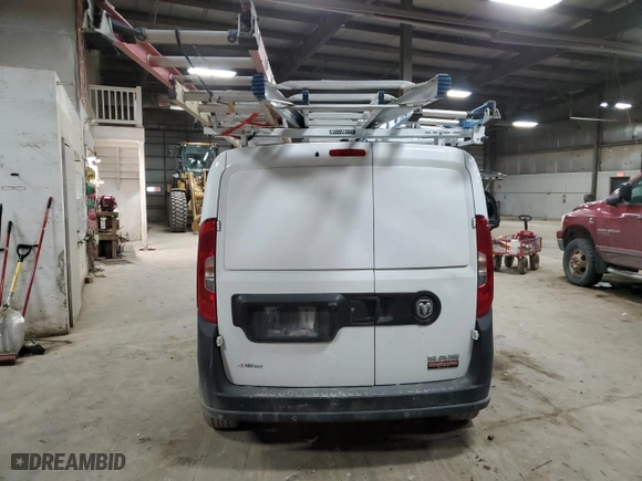 2021 Ram ProMaster City Cargo Van Tradesman with VIN ZFBHRFABXM6V26587, listed as a Copart auction lot 42603425 with 0 mi miles and Salvage Title. Bid and sale history available at carsss.com. Image 6.