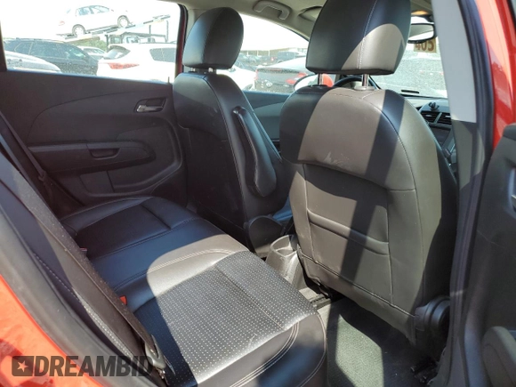 2015 Chevrolet Sonic LTZ with VIN 1G1JE6SB6F4204741, listed as a Copart auction lot 62222065 with 110,643 mi miles and Clean title. Bid and sale history available at DreamBid. Image 11.
