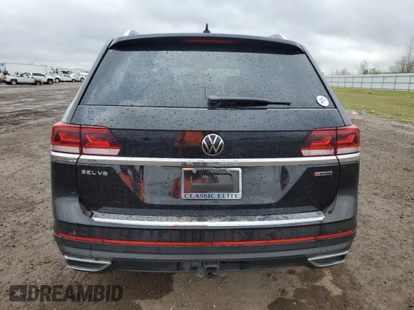 2022 Volkswagen Atlas SEL z VIN 1V2BR2CA7NC535488, wystawiony jako Copart lot #47613025 z przebiegiem 39 834 mil mil oraz Szkoda całkowita • Salvage title. Historia ofert i sprzedaży dostępna na DreamBid. Obrazek 6.