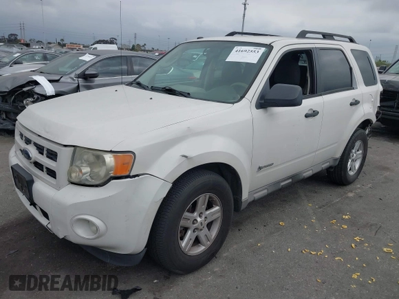 2009 Ford Escape Hybrid with VIN 1FMCU49379KA89407, listed as a IAAI auction lot 41692553 with 172,637 mi miles. Bid and sale history available at carsss.com. Image 2.