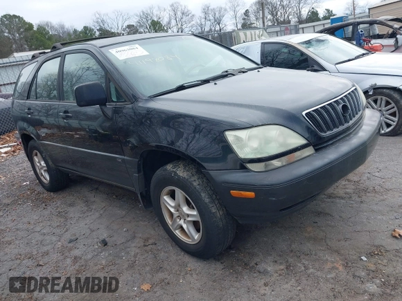 2002 Lexus RX with VIN JTJHF10U120240023, listed as a IAAI auction lot 41198084 with 171,732 mi miles. Bid and sale history available at carsss.com. Image 1.