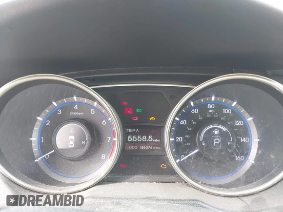 2013 Hyundai Sonata Limited with VIN 5NPEC4AB4DH577823, listed as a IAAI auction lot 41913061 with 186,376 mi miles and . Bid and sale history available at DreamBid. Image 7.
