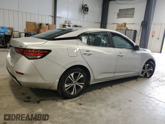 2020 Nissan Sentra SV with VIN 3N1AB8CV5LY236046, listed as a Copart auction lot 50626435 with 63,558 mi miles and Salvage Title. Bid and sale history available at carsss.com. Image 3.
