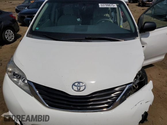 2011 Toyota Sienna with VIN 5TDZK3DC7BS016221, listed as a Copart auction lot 53799875 with 155,760 mi miles and Clean Title. Bid and sale history available at carsss.com. Image 11.