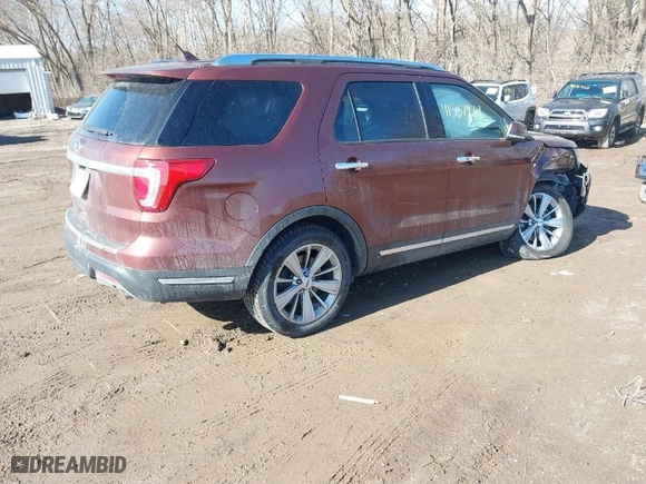 2018 Ford Explorer Limited with VIN 1FM5K7F8XJGA36675, listed as a IAAI auction lot 41537931 with 87,945 mi miles. Bid and sale history available at carsss.com. Image 4.