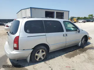 2001 Nissan Quest GXE with VIN 4N2ZN15T41D826214, listed as a Copart auction lot 79132954 with 204,044 mi miles and Non Repairable. Bid and sale history available at carsss.com. Image 3.