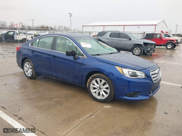 2016 Subaru Legacy 2.5i Premium with VIN 4S3BNBC60G3020893, listed as a IAAI auction lot 41665577 with 99,963 mi miles. Bid and sale history available at carsss.com. Image 1.