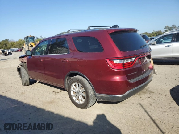 2019 Dodge Durango SXT Plus with VIN 1C4RDHAG3KC836330, listed as a Copart auction lot 44139605 with 49,588 mi miles and Salvage Title. Bid and sale history available at DreamBid. Image 2.