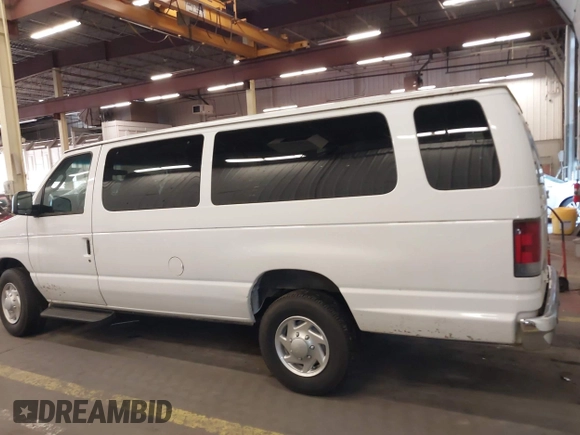 2008 Ford Econoline Passenger XL with VIN 1FDSS31L38DA89091, listed as a IAAI auction lot 41376194 with 136,554 mi miles and . Bid and sale history available at DreamBid. Image 14.