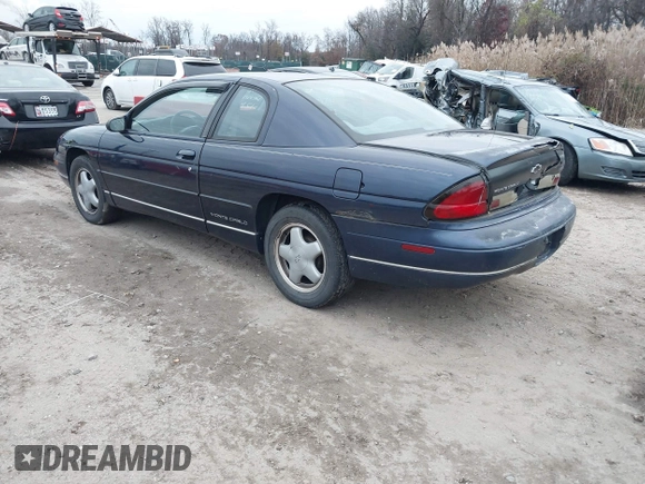 1998 Chevrolet Monte Carlo LS with VIN 2G1WW12M3W9329281, listed as a IAAI auction lot 41015289 with 199,979 mi miles and . Bid and sale history available at DreamBid. Image 3.