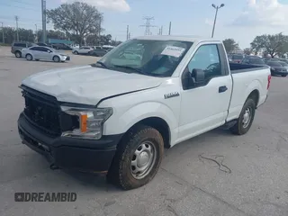 2018 Ford F-150 XL with VIN 1FTMF1EBXJFB94518, listed as a IAAI auction lot 41463535 with 137,037 mi miles. Bid and sale history available at carsss.com. Image 2.