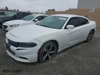 2017 Dodge Charger SE with VIN 2C3CDXBG9HH630230, listed as a Copart auction lot 44601825 with 124,975 mi miles and Salvage Title. Bid and sale history available at carsss.com. Image 1.