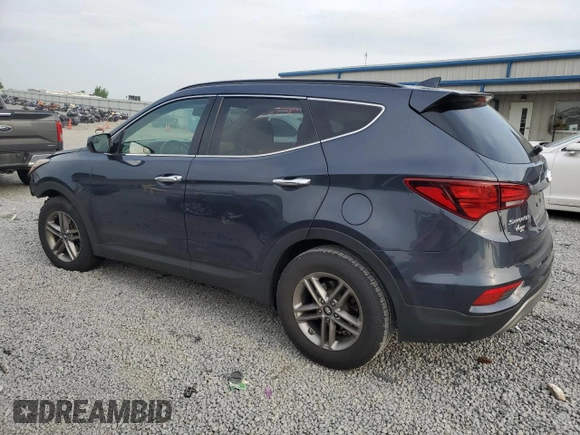 2017 Hyundai Santa Fe 2.4L with VIN 5NMZU3LB7HH026312, listed as a Copart auction lot 54841725 with 148,463 mi miles and Salvage title. Bid and sale history available at DreamBid. Image 2.