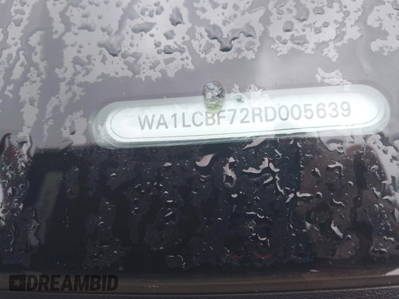 2024 Audi Q7 Premium Plus with VIN WA1LCBF72RD005639, listed as a IAAI auction lot 42542035 with Not provided miles and . Bid and sale history available at DreamBid. Image 9.