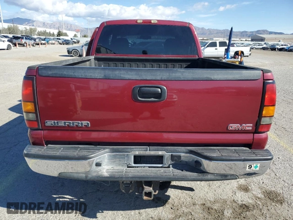 2004 GMC Sierra 1500 SLE with VIN 2GTEC19T741171743, listed as a Copart auction lot 51293475 with 215,086 mi miles and Salvage Title. Bid and sale history available at DreamBid. Image 6.