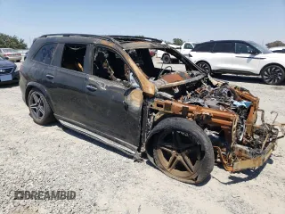2024 Mercedes-Benz GLS 450 with VIN 4JGFF5KE6RB077354, listed as a Copart auction lot 60340875 with Not provided miles and Non repairable. Bid and sale history available at DreamBid. Image 4.