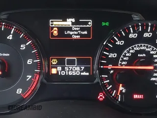 2018 Subaru WRX Premium with VIN JF1VA1C61J9801614, listed as a IAAI auction lot 41244911 with 101,650 mi miles. Bid and sale history available at carsss.com. Image 15.