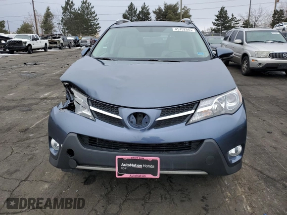 2013 Toyota RAV4 XLE with VIN 2T3RFREV1DW043374, listed as a Copart auction lot 45702945 with 122,830 mi miles and Salvage Title. Bid and sale history available at carsss.com. Image 5.