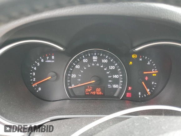 2015 Kia Sorento LX with VIN 5XYKT4A64FG658448, listed as a Copart auction lot 54198645 with 149,768 mi miles and Salvage Title. Bid and sale history available at DreamBid. Image 9.