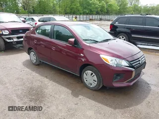 2024 Mitsubishi Mirage ES with VIN ML32FUFJ4RHF02299, listed as a IAAI auction lot 42109464 with 21,483 mi miles and . Bid and sale history available at DreamBid. Image 1.