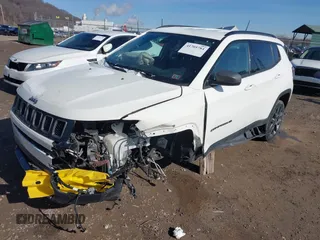 2021 Jeep Compass 80th Anniversary with VIN 3C4NJDEB5MT584554, listed as a IAAI auction lot 41705784 with 56,213 mi miles and . Bid and sale history available at DreamBid. Image 18.