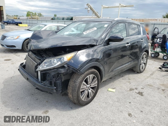 2016 Kia Sportage EX with VIN KNDPC3AC8G7860293, listed as a Copart auction lot 54138595 with 115,060 mi miles and Salvage title. Bid and sale history available at DreamBid. Image 1.