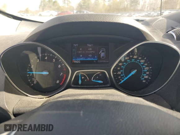 2013 Ford Escape SE with VIN 1FMCU9GX4DUB19849, listed as a Copart auction lot 53501905 with 98,499 mi miles and Clean Title. Bid and sale history available at carsss.com. Image 9.