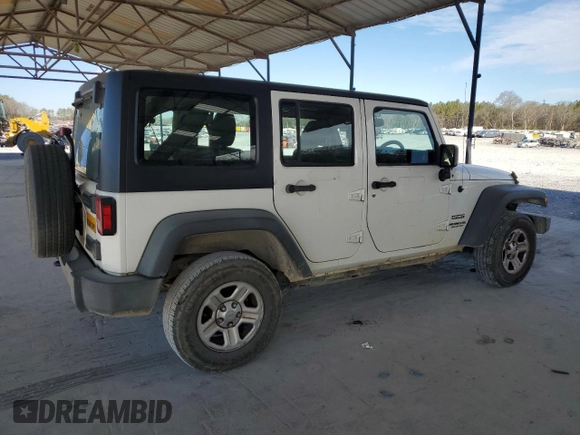 2016 Jeep Wrangler Unlimited Sport RHD with VIN 1C4BJWKG7GL312375, listed as a Copart auction lot 47437615 with 211,074 mi miles and Salvage title. Bid and sale history available at DreamBid. Image 3.