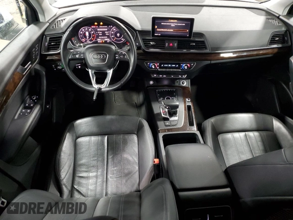 2019 Audi Q5 Premium Plus with VIN WA1BNAFY2K2035945, listed as a Copart auction lot 57507345 with 79,866 mi miles and Salvage title. Bid and sale history available at DreamBid. Image 8.