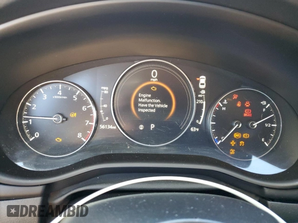 2020 Mazda 3 Select with VIN 3MZBPACL3LM126917, listed as a Copart auction lot 80351554 with 56,134 mi miles and Salvage title. Bid and sale history available at DreamBid. Image 9.