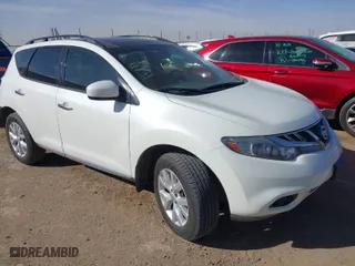 2013 Nissan Murano LE with VIN JN8AZ1MU2DW201208, listed as a IAAI auction lot 41647564 with 60,914 mi miles. Bid and sale history available at carsss.com. Image 1.