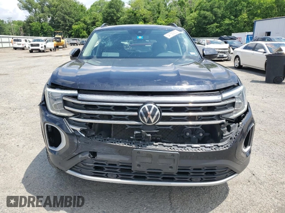 2024 Volkswagen Atlas SE with VIN 1V2JR2CA7RC500676, listed as a Copart auction lot 54150255 with 36,551 mi miles and Salvage title. Bid and sale history available at DreamBid. Image 5.