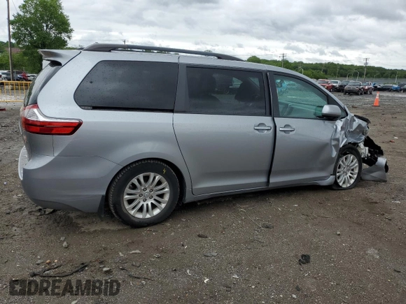 2017 Toyota Sienna XLE Auto Access Seat с VIN 5TDYZ3DC2HS895241, выставлен на аукционе Copart как лот 57505945 с пробегом 178 331 миль миль и Списание • Salvage title. История ставок и продаж доступна на DreamBid. Изображение 3.