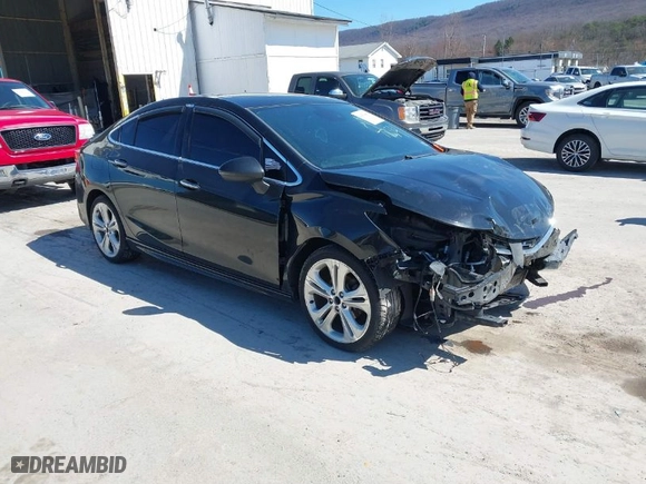 2016 Chevrolet Cruze Premier with VIN 1G1BG5SM1G7307754, listed as a IAAI auction lot 41834965 with 121,069 mi miles. Bid and sale history available at carsss.com. Image 1.