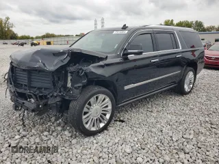 2018 Cadillac Escalade ESV Platinum z VIN 1GYS4KKJ7JR316050, wystawiony jako Copart lot #72413304 z przebiegiem 79 337 mil mil oraz Szkody całkowita. Historia ofert i sprzedaży dostępna na DreamBid. Obrazek 1.