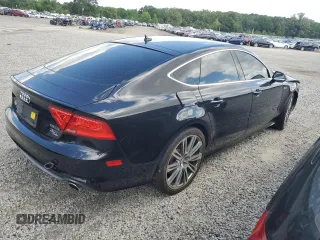 2012 Audi A7 Prestige with VIN WAU2GAFC1CN069845, listed as a Copart auction lot 55903315 with 79,485 mi miles and Salvage title. Bid and sale history available at DreamBid. Image 3.