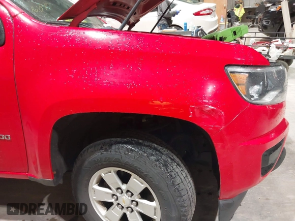 2019 Chevrolet Colorado 4WD Work Truck with VIN 1GCGTBEN8K1103282, listed as a IAAI auction lot 41987868 with 212,781 mi miles. Bid and sale history available at carsss.com. Image 18.
