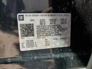 2020 GMC Terrain SLT z VIN 3GKALVEX6LL284258, wystawiony jako Copart lot #56233805 z przebiegiem 108 561 mil mil oraz Szkoda całkowita • Salvage title. Historia ofert i sprzedaży dostępna na DreamBid. Obrazek 13.
