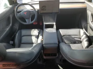 2022 Tesla Model Y Long Range with VIN 7SAYGDEE1NF455171, listed as a Copart auction lot 49429085 with 41,361 mi miles and Salvage Title. Bid and sale history available at carsss.com. Image 8.