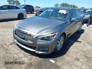 2015 Infiniti Q50 with VIN JN1BV7AP0FM357018, listed as a IAAI auction lot 42326677 with 179,436 mi miles and . Bid and sale history available at DreamBid. Image 18.