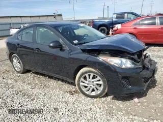 2012 Mazda 3 i Grand Touring with VIN JM1BL1W80C1543611, listed as a Copart auction lot 49748745 with Not Provided miles and Salvage Title. Bid and sale history available at carsss.com. Image 4.