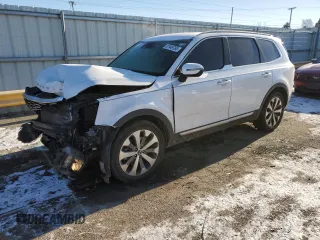 2020 Kia Telluride S with VIN 5XYP6DHCXLG076584, listed as a Copart auction lot 87949765 with 87,283 mi miles and Salvage Title. Bid and sale history available at DreamBid. Image 1.