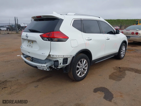 2017 Nissan Rogue S with VIN KNMAT2MT5HP542970, listed as a IAAI auction lot 41602855 with 90,196 mi miles. Bid and sale history available at carsss.com. Image 4.