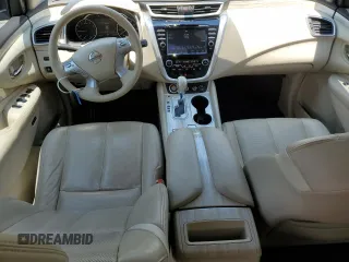 2016 Nissan Murano Platinum with VIN 5N1AZ2MG9GN116593, listed as a Copart auction lot 58756125 with 77,121 mi miles and Salvage title. Bid and sale history available at DreamBid. Image 8.