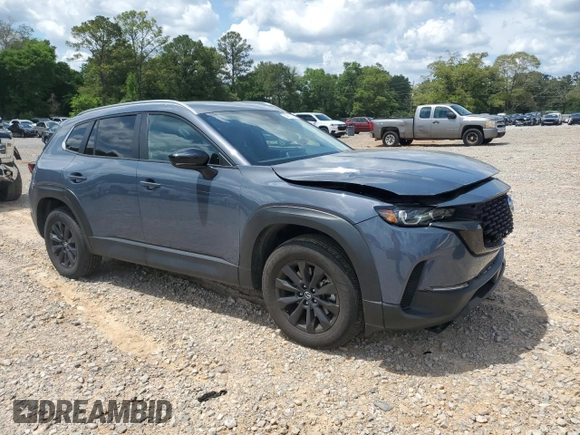 2024 Mazda CX-50 S Select with VIN 7MMVABAMXRN192642, listed as a Copart auction lot 54610595 with 20,165 mi miles and Salvage title. Bid and sale history available at DreamBid. Image 4.