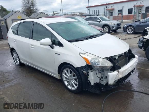 2013 Toyota Prius Two with VIN JTDZN3EU7D3263919, listed as a IAAI auction lot 41865787 with 125,594 mi miles and . Bid and sale history available at carsss.com. Image 1.