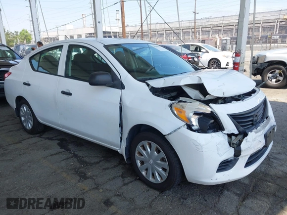 2014 Nissan Versa SV with VIN 3N1CN7AP2EL837994, listed as a IAAI auction lot 39840554 with 44,772 mi miles and . Bid and sale history available at carsss.com. Image 1.